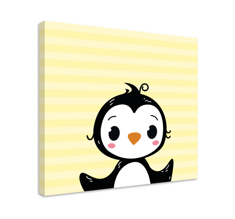 Quadro animais figura de pinguim adorável - TenStickers