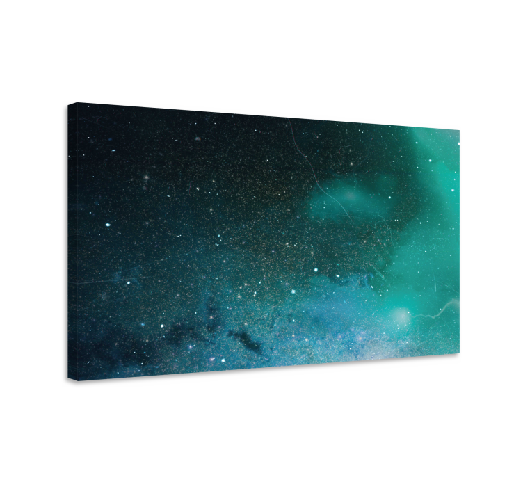 Quadro decorativo abstrato cena celestial estrelada - TenStickers