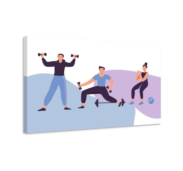 Quadros de desportos para entusiastas do fitness - TenStickers
