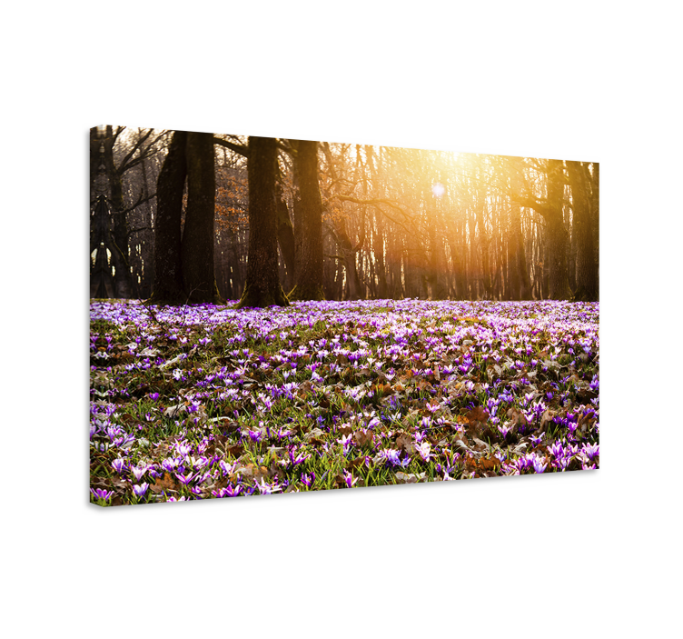 Quadro de flores paisagem primaveril em flor - TenStickers
