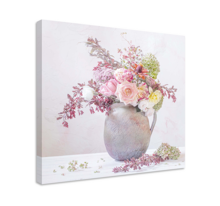 Quadro de flores composição botânica graça - TenStickers