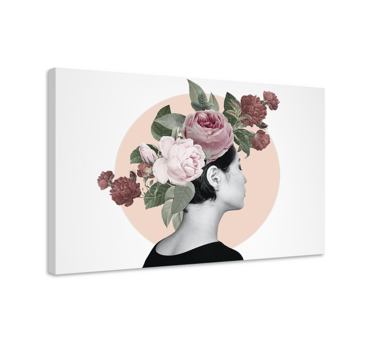 Quadro de flores conjunto de acessórios florais - TenStickers