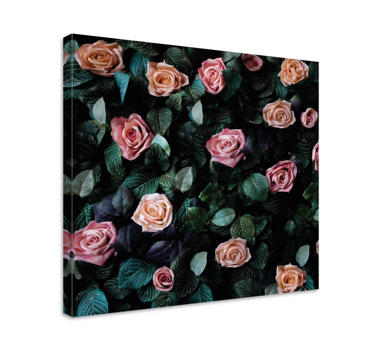 Quadro de flores Flores rosas vermelhas - TenStickers
