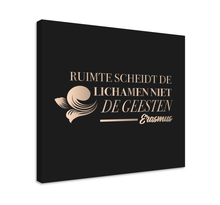 Quadro com letras citação filosófica - TenStickers