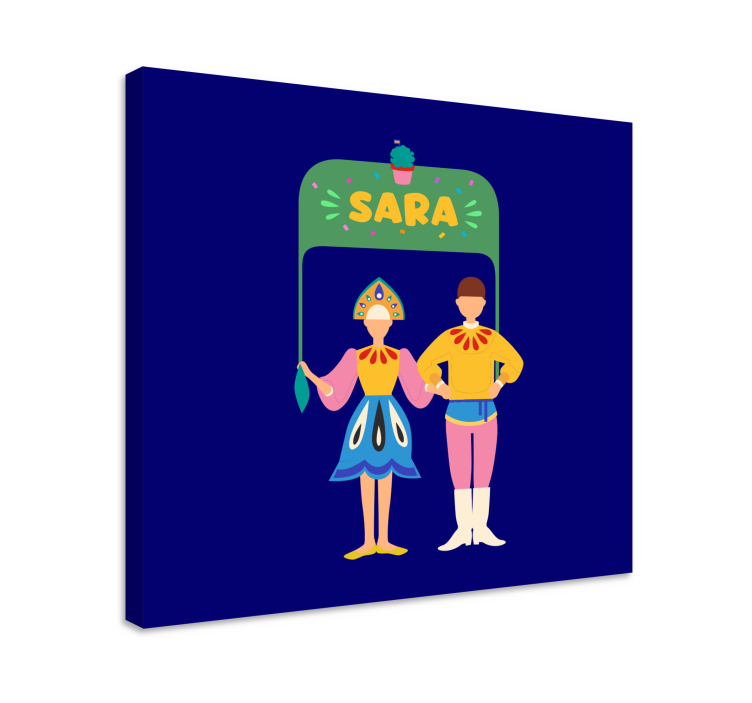 Quadro personalizável marchas populares de lisboa - TenStickers