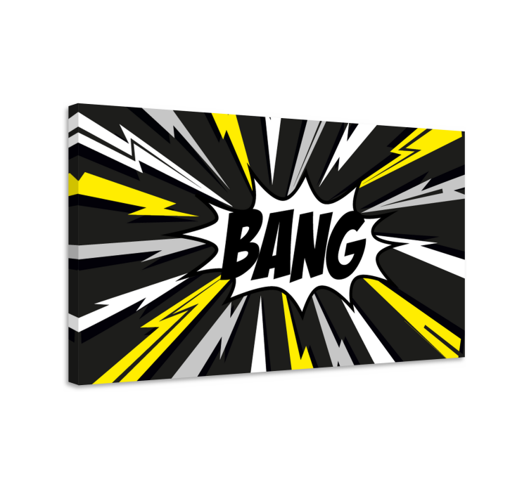 Quadro decorativo pop art bang - TenStickers