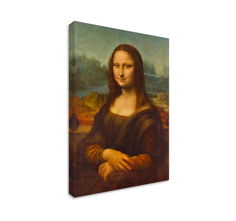 Quadro de arte a Mona Lisa de Da Vinci  - TenStickers
