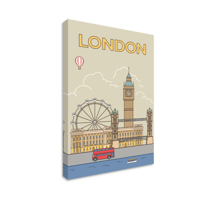 Quartos de cidades londres - TenStickers