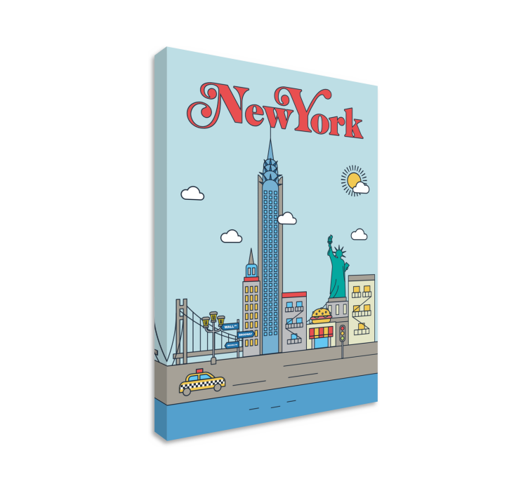 Quartos de cidades nova York - TenStickers