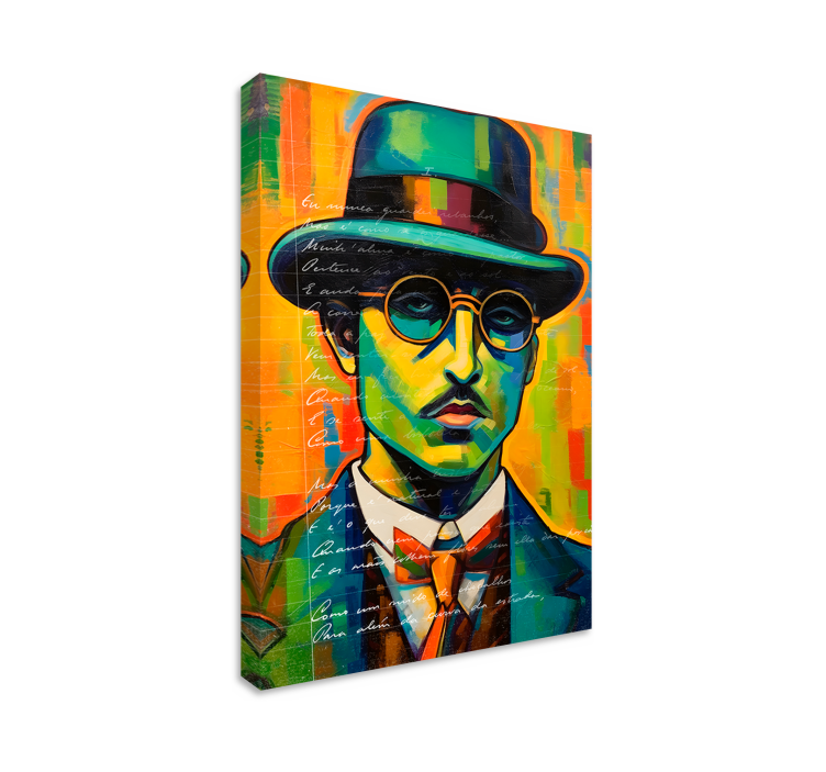 Quadro retrato Fernando Pessoa - TenStickers