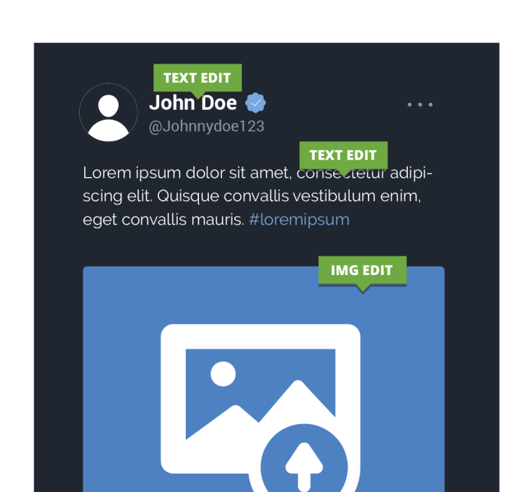 Quadro com nome tela do x Twitter - TenStickers