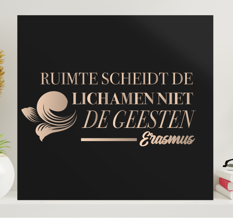 Quadro com letras citação filosófica - TenStickers