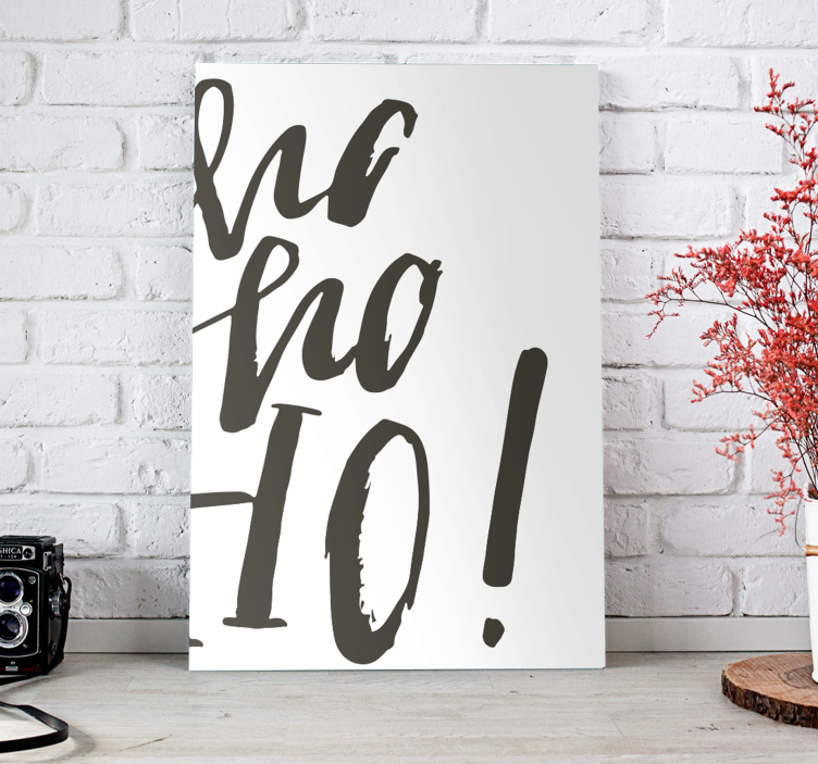 Quadro com letras para exibir frases festivas - TenStickers