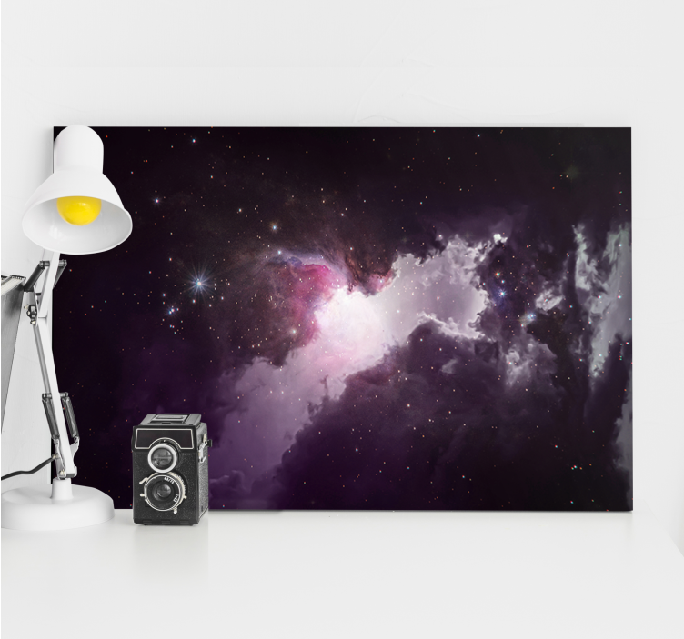 Quadro de paisage cena de nebulosa cósmica - TenStickers