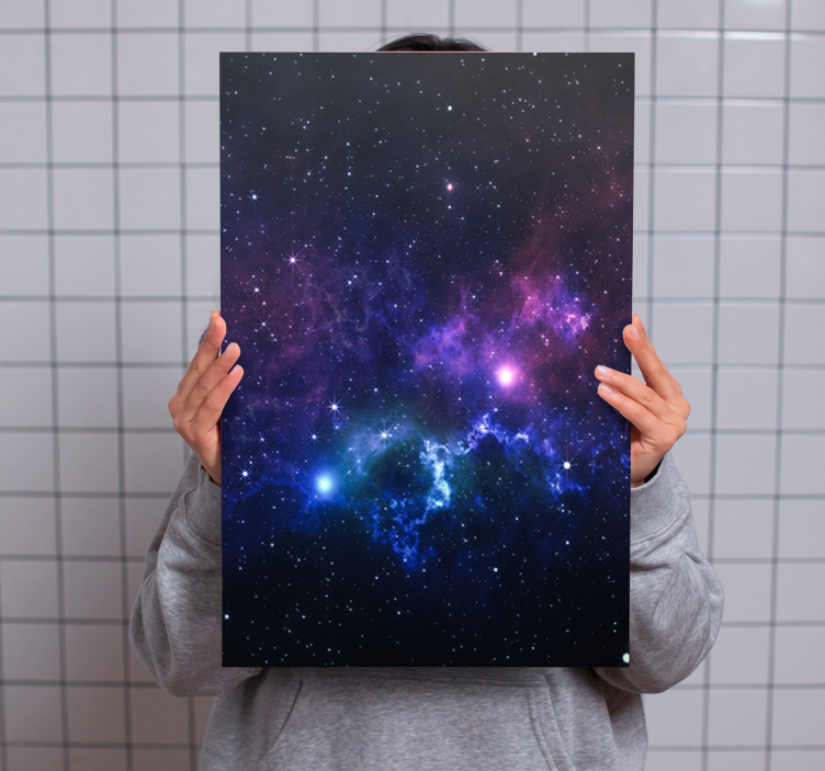 Quadro de paisage Universo com milhares de estrelas - TenStickers