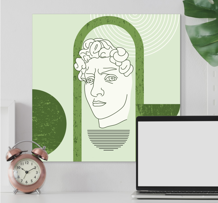 Quadro de arte figura humana estilizada - TenStickers