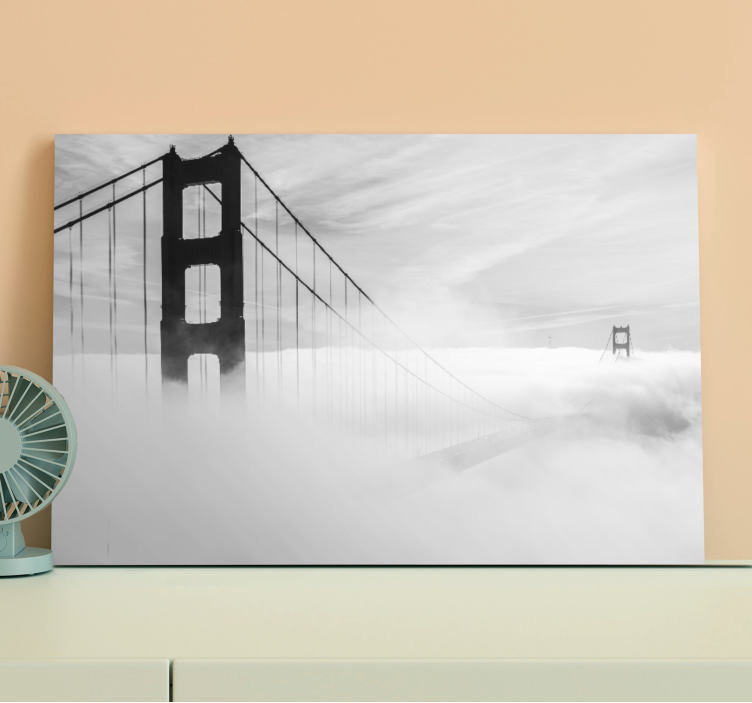 Quadro de cidade conexão golden gate - TenStickers