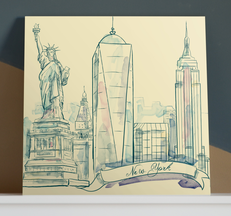 Quadro de cidade nova york skyline - TenStickers
