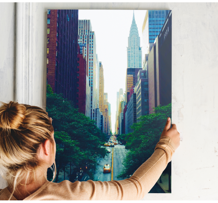 Quadro de cidade paisagem urbana de manhattan - TenStickers