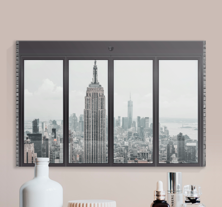 Quadro de cidade ponto de vista do empire state - TenStickers