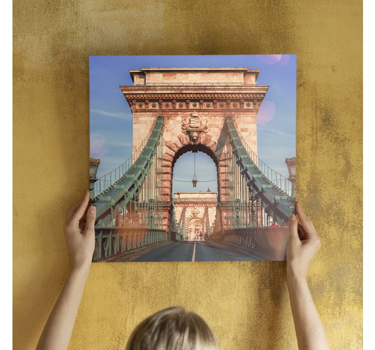 Quadro de cidade vista da ponte das correntes - TenStickers