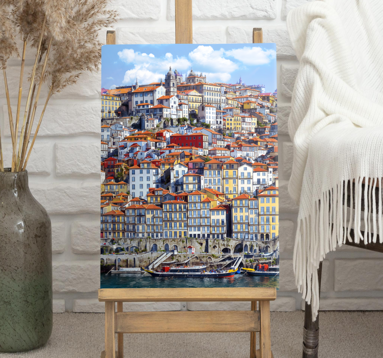 Quadro de cidade vistas do Porto - TenStickers