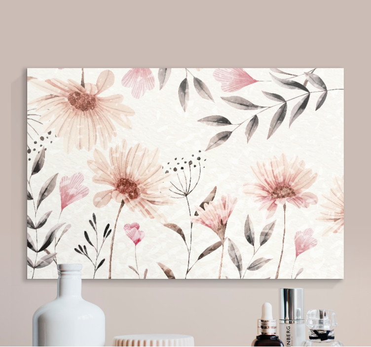 Quadro de flores composição de flores elegante - TenStickers