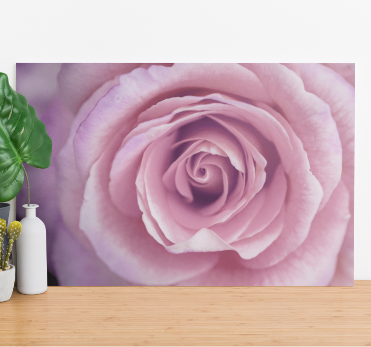 Quadro de flores detalhe floral rosa - TenStickers