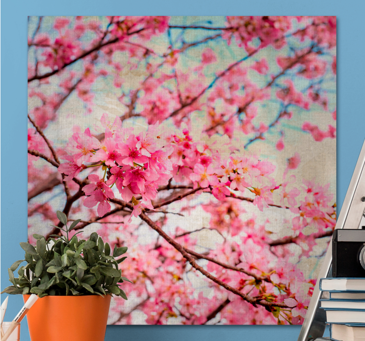 Quadro de flores flores de cerejeira - TenStickers