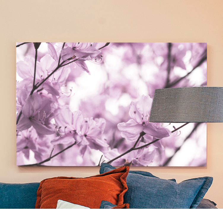 Quadro de flores flores florais delicadas - TenStickers