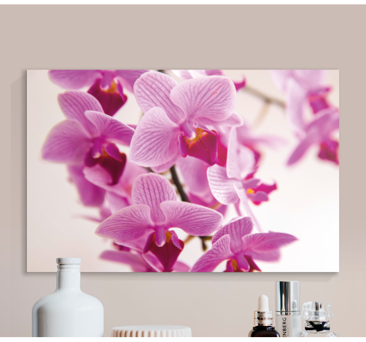 Quadro de flores orquídeas delicadas - TenStickers