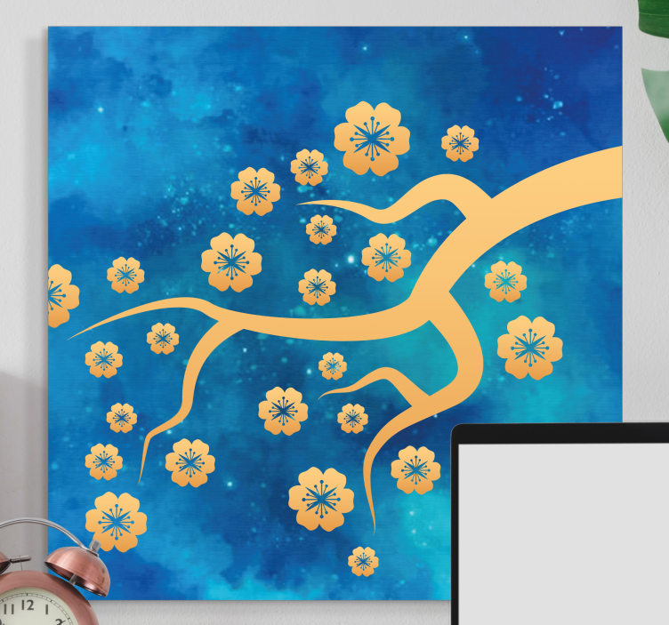 Quadro de flores ramo de árvore em flor - TenStickers