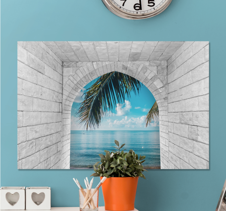 Quadro de paisagem arco da vista do oceano - TenStickers