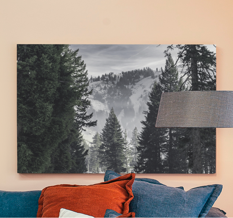 Quadro de paisagem cena de montanha majestosa - TenStickers