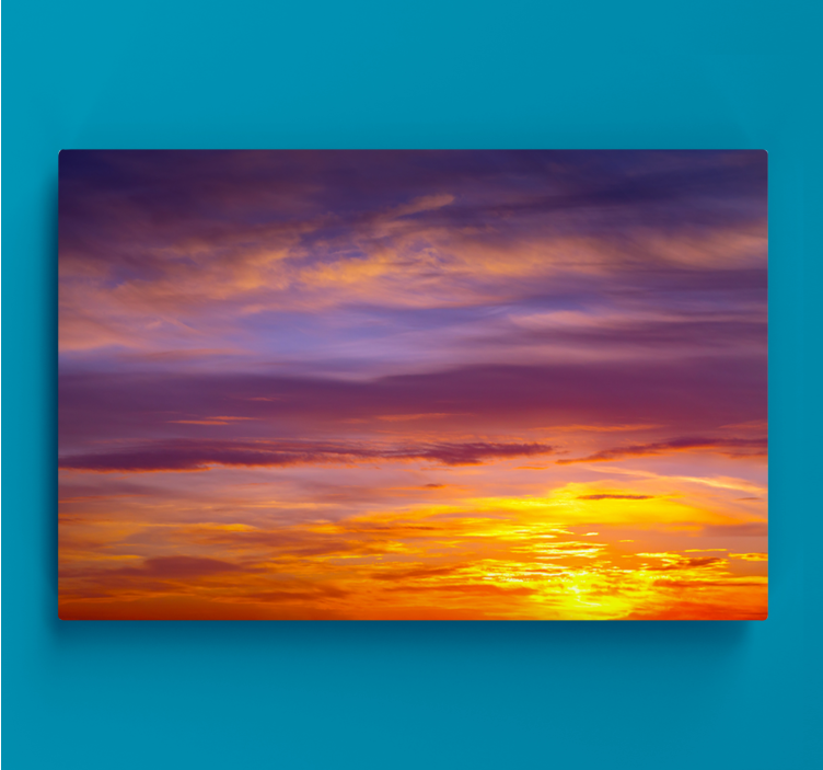 Quadro de paisagem cena do pôr do sol majestosa - TenStickers