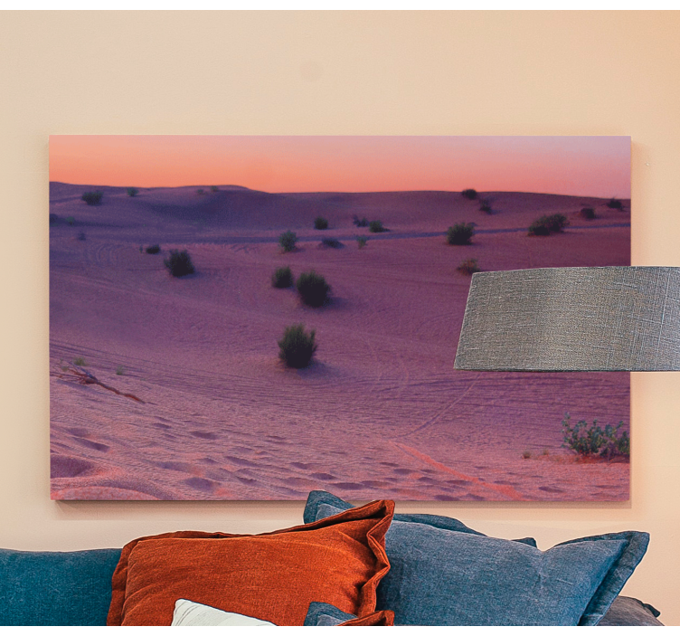 Quadro de paisagem serenidade nas dunas do deserto - TenStickers