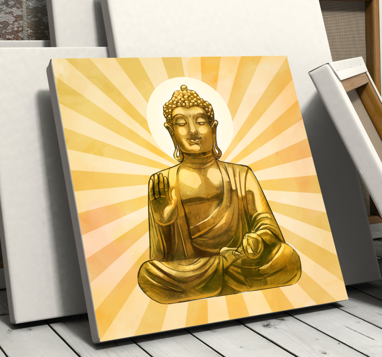 Quadro buda Buda de ouro - TenStickers