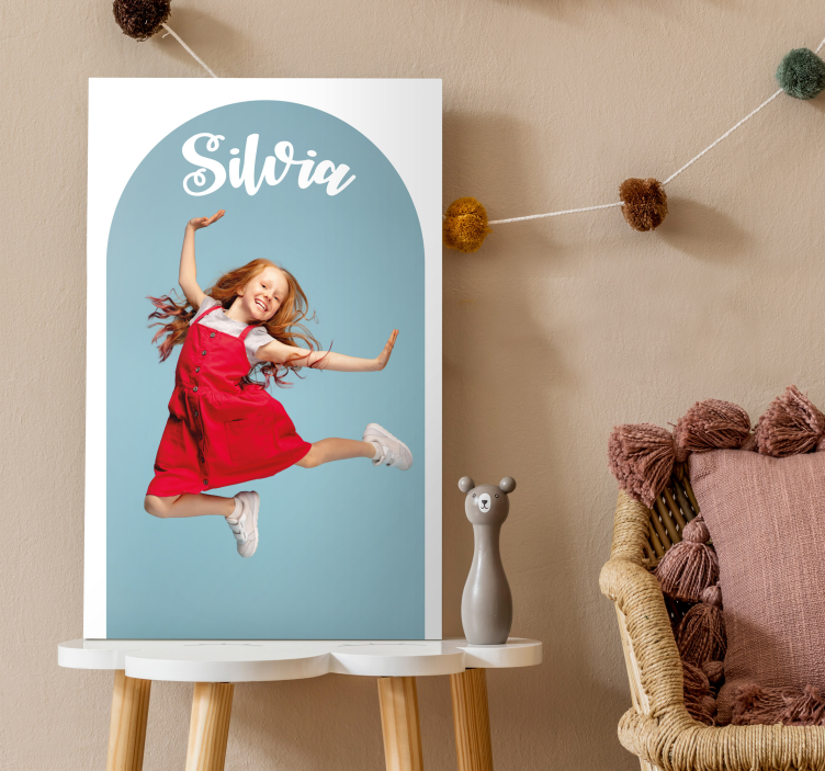 Quadro com nome Arco personalizado - TenStickers