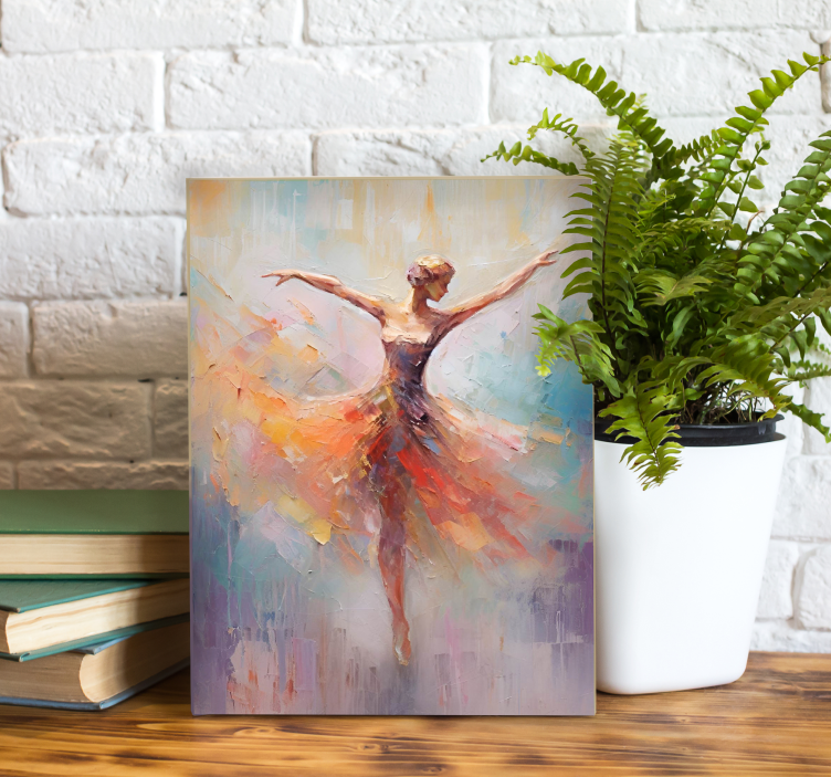 Quadro de arte bailarina - TenStickers