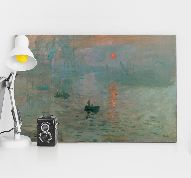 Quadro de arte nascer do sol de Monet - TenStickers