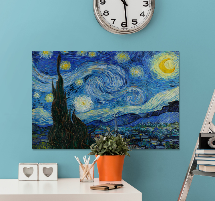 Quadro de arte noite Estrelada de Van Gogh - TenStickers