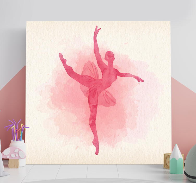 Quadro de bailarina Bailarinas multicolor - TenStickers
