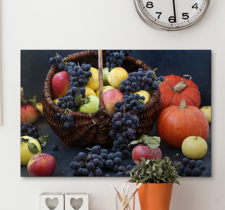 Quadro de vinícola Bodegones fruta - TenStickers