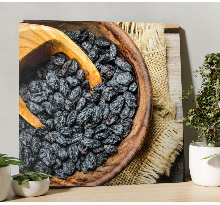 Quadro decorativo de vinícola coleção de frutas secas - TenStickers