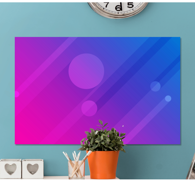 Quadro decorativo de vinícola design de círculo abstrato - TenStickers