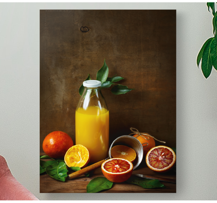 Quadro decorativo de vinícola mistura de frutas cítricas - TenStickers