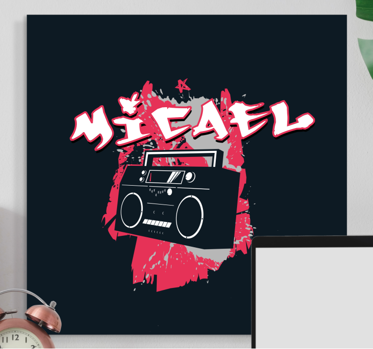 Quadro decorativo moderno vibe de Áudio urbano - TenStickers