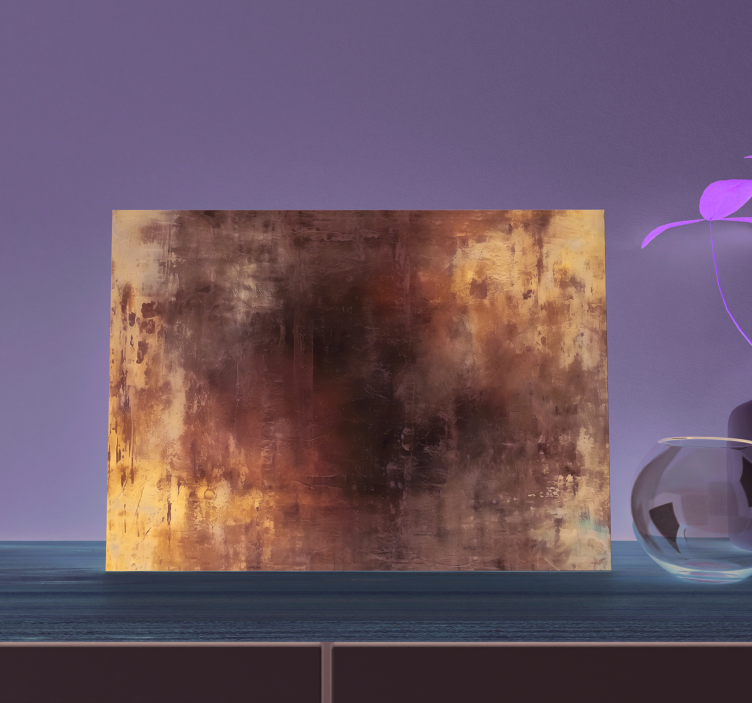 Quadro decorativo para sala pintura abstrata - TenStickers