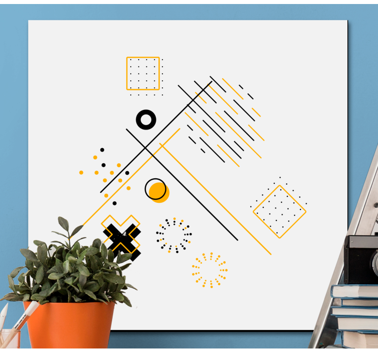 Quadro para escritório Círculos concêntricos - TenStickers