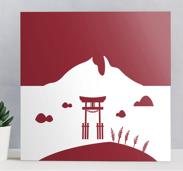 Quadro oriental portal torii japonês - TenStickers